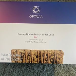 Creamy Double Peanut Butter Crisp Bars